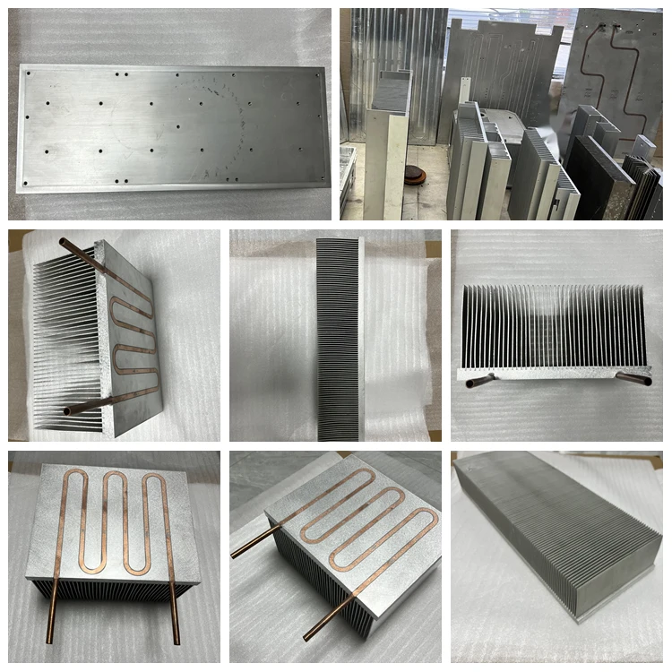 Aluminum Water Liquid Cooling Epoxy Bonded Heatsink Cold Plate With ...