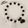 Starry Night Ghost Halloween Beaded Pet Collar