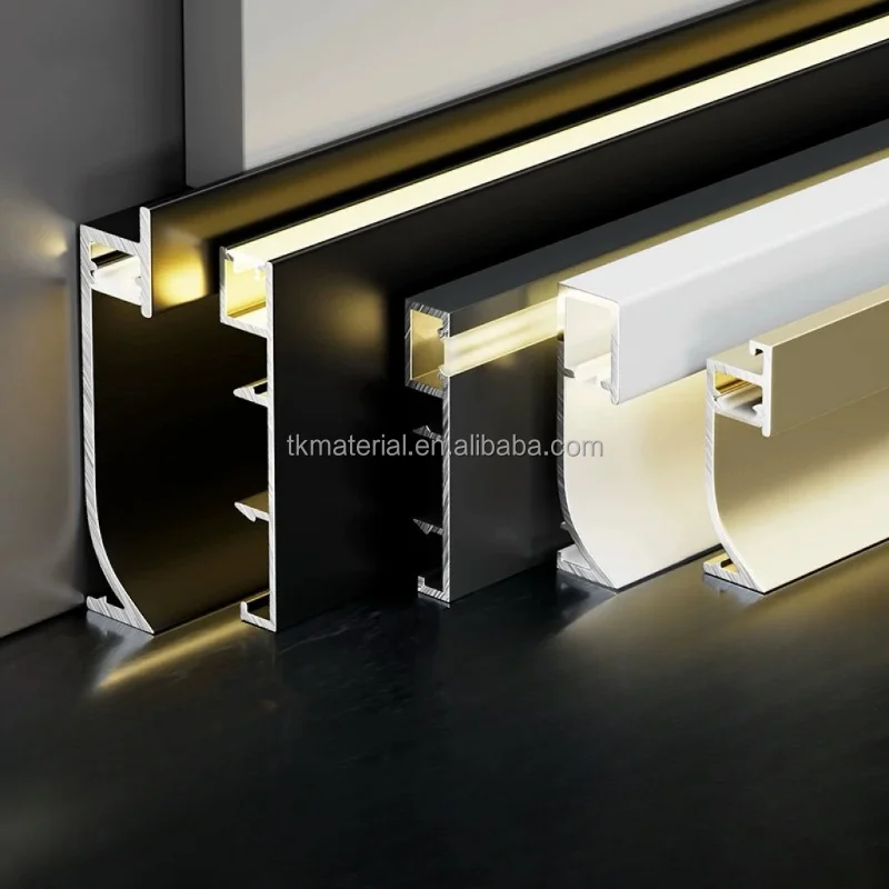 Customizable LED Profile Skirting Boards for Hotels & Homes