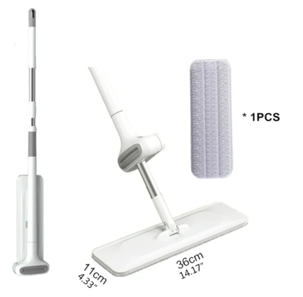 Самовращающаяся плоская Швабра 360 градусов роторная пылесборная Швабра для влажной и сухой уборки