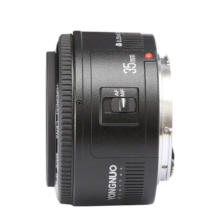 Широкоугольный объектив Yongnuo YN 35 мм F2 с автофокусом для Canon EF EOS Camera 500d 600d 120d 5d mark iii 6d 7d 60d 70d 1000d 1d