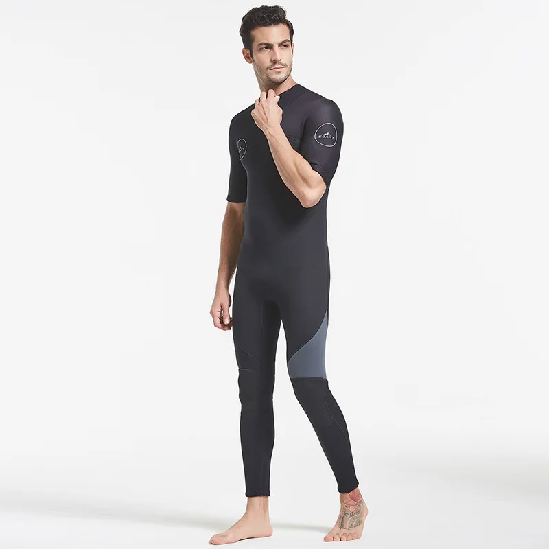 wetsuits short sleeve long leg neoprene spearfishing wetsuit