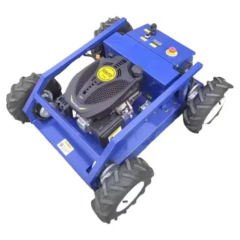 Wholesale cheap wheeled remote-controlled lawn mower cordless rechargeable grass cutting machine