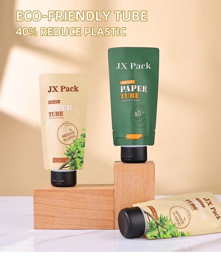 Biodegradable Compostable Eco Friendly Empty 50 70 Ml Hair Cream