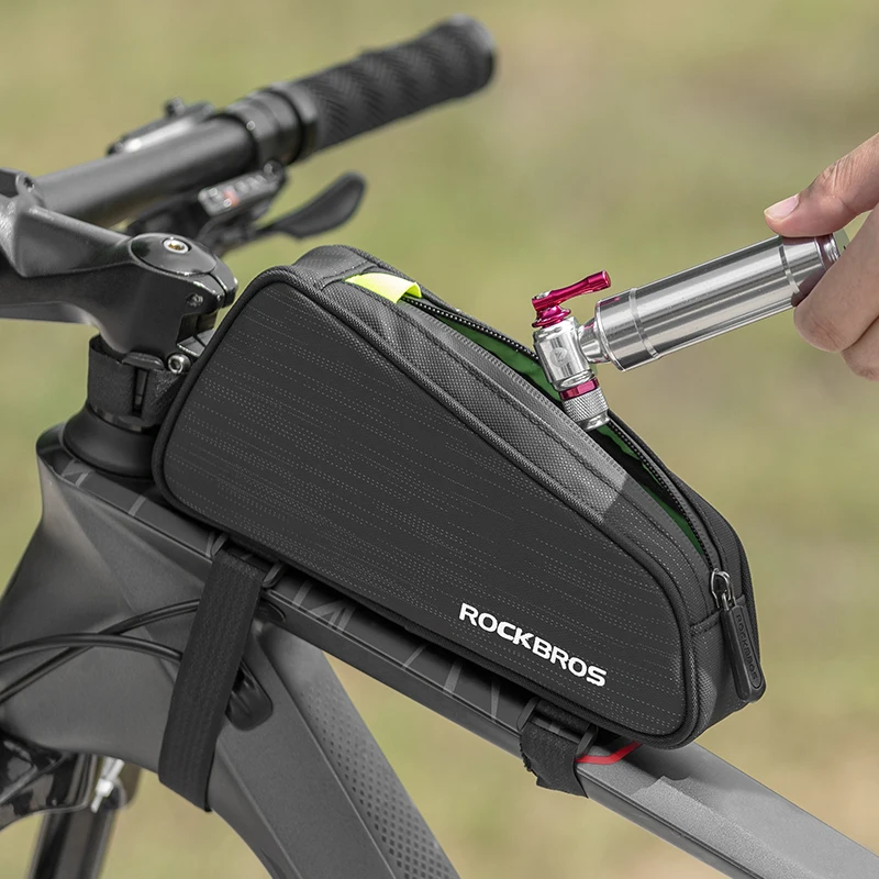 ROCKBROS Waterproof Triangle Bicycle Frame Large Capacity Quick Release Bag_voghion.com