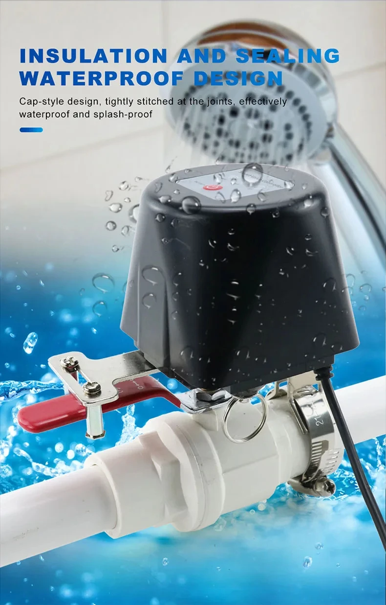 Smart Water Valve Gas Valve Controller Wireless Remote Control ZigBee ...