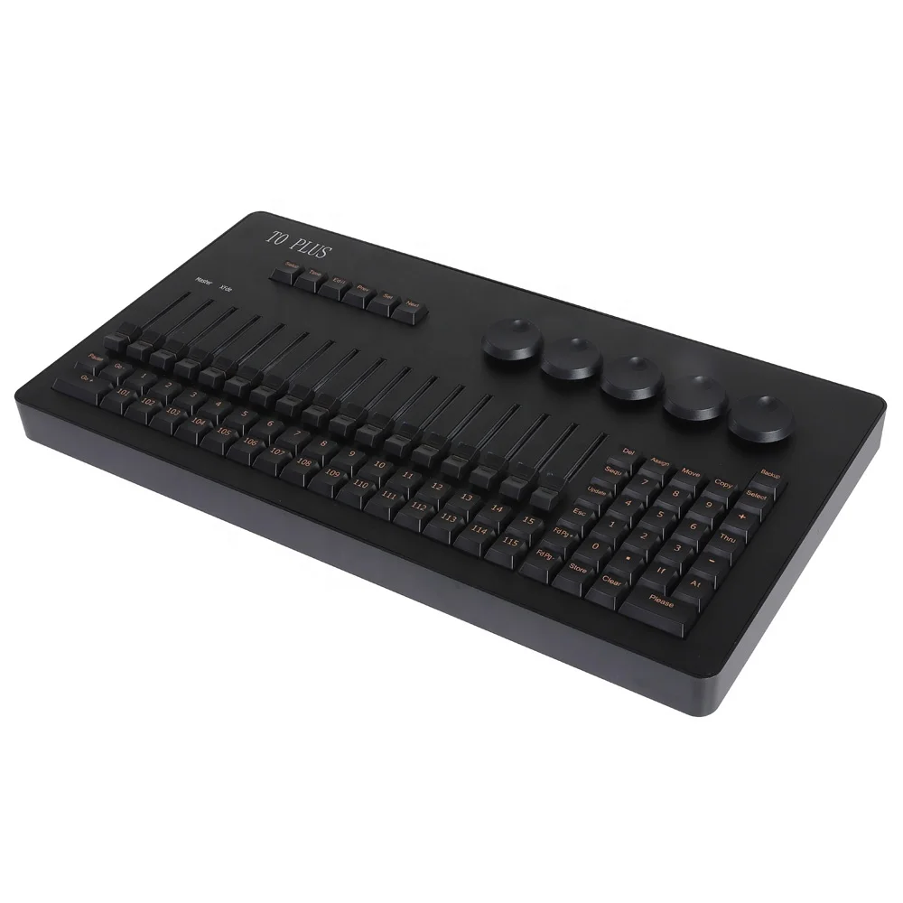 New MINI T0 PLUS Lighting Console Stage DMX512 Controller LED Lighting Mini Console for DJ Night Club Wedding Event Party