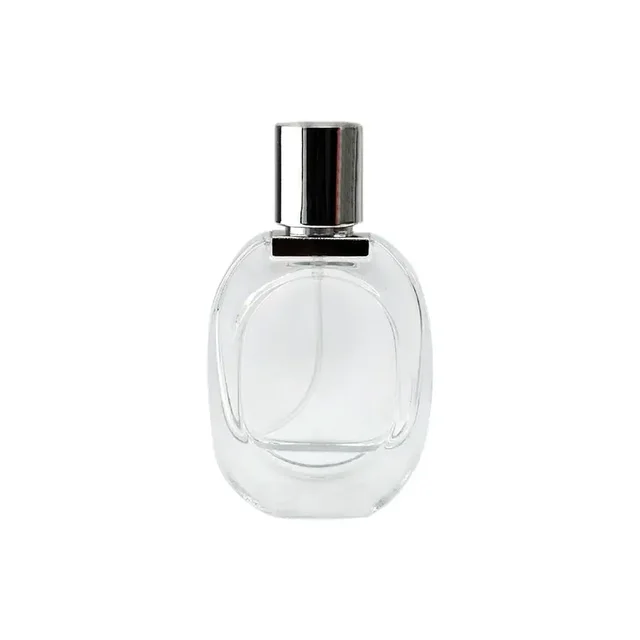 Cosmetic Perfume Bottling Transparent Matt black Spray Thick Screw  Gray Frosted Glass Bottle