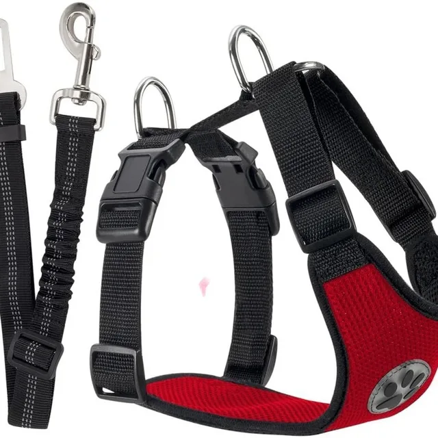 New Fashionable Pet Chest Strap Vest with Padded Nylon Traction Rope Breathable Reflective Dog Harness Pet Supplies