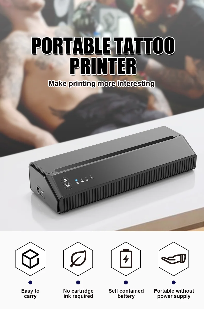 Phomemo M08F-A4 Portable Tattoo Printer User Guide