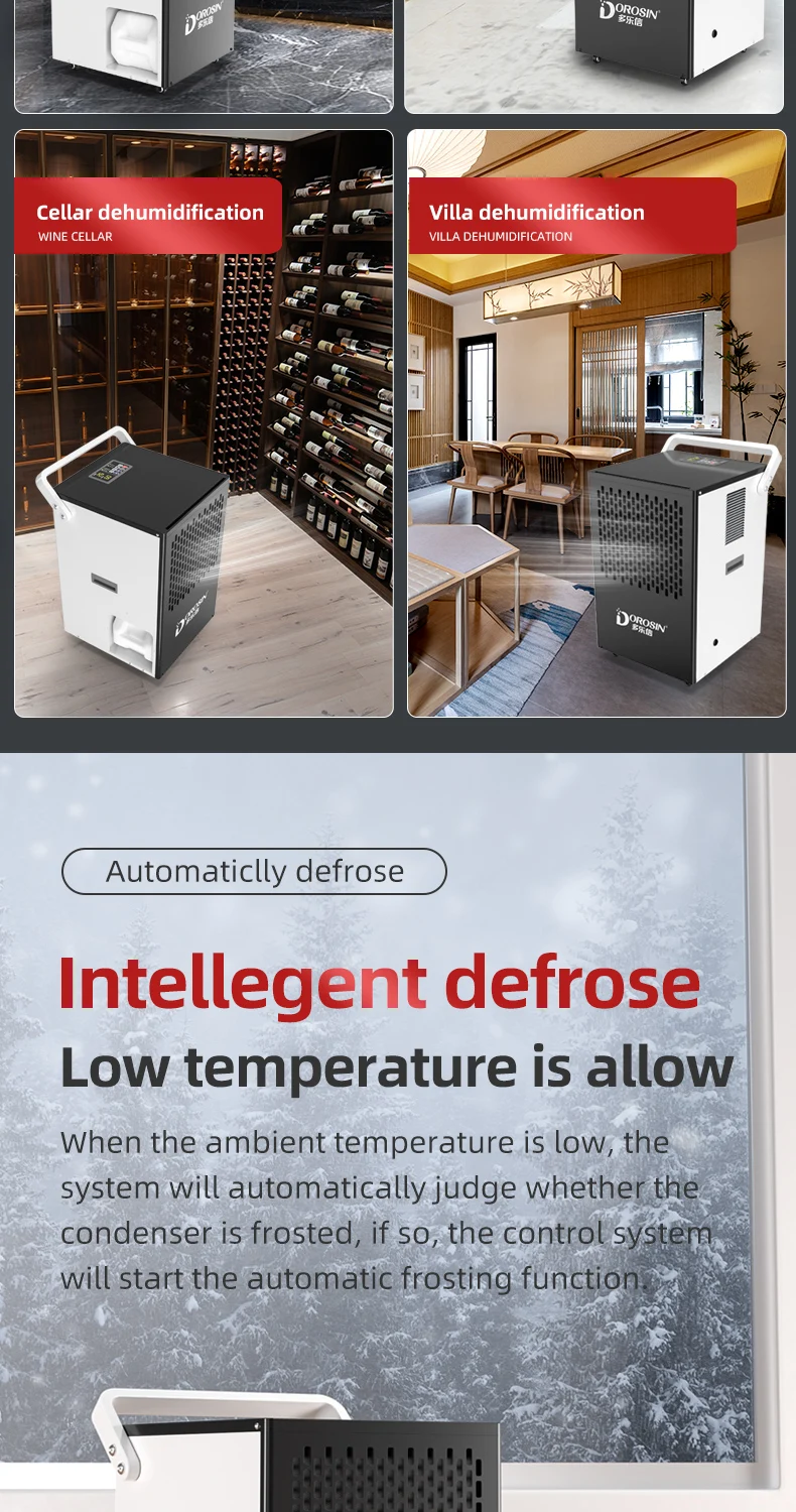 Dk90 Dorosin Portable Commercial Industrial Dehumidifier With Handle