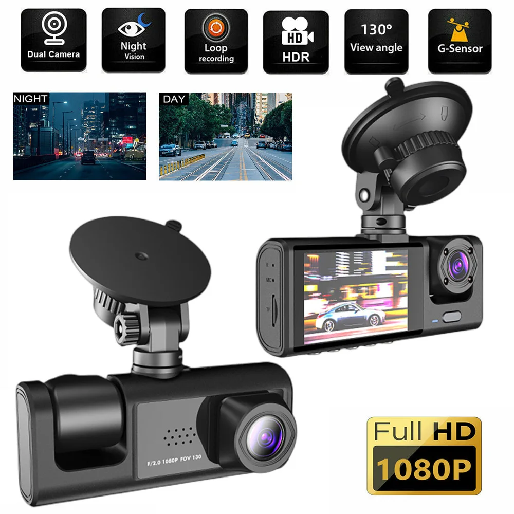 Waterproof Hd 1080p Car Black Box Dash Cam Car Dvr Video Recorder Night ...