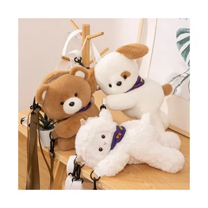 Low MOQ Custom Design Stuff Plush Doll Backpack Stuffed Plushie Custom Manufacturers Animal Custom Plush Toy