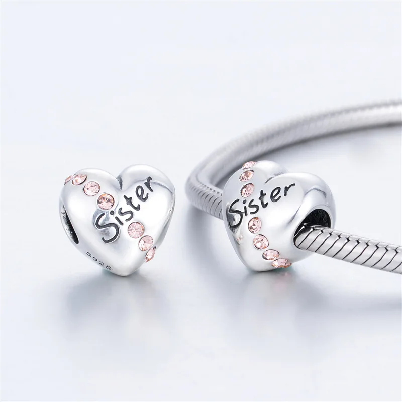 YW Wholesale Super Mom Charm for Mother Fashion DIY Sterling Silver 925  Chain Bracelet Charms