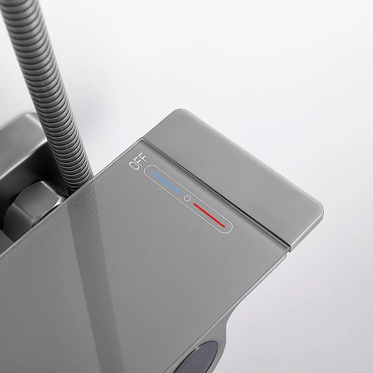 Juego de mezclador completo de ducha para baño frío y caliente