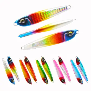 Newbility 30g 40g 60g Japanese Lazer Paper Fishing Metal Jig 3D Printing Slow Pitch Jigging Lure Lead Jig Swim Bait – Metal Jig – view 2