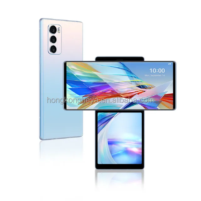 LG Electronics - LG Wing 5G 韓国キャリア版 イリュージョンスカイ LG WING 5G - 128 GB - Illusion Sky (Unlocked) for sale