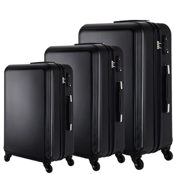 China Cheap Price 3 Piece 20 24 28 Abs Pc Trolley Suitcase Travel Luggage Sets For Unisex