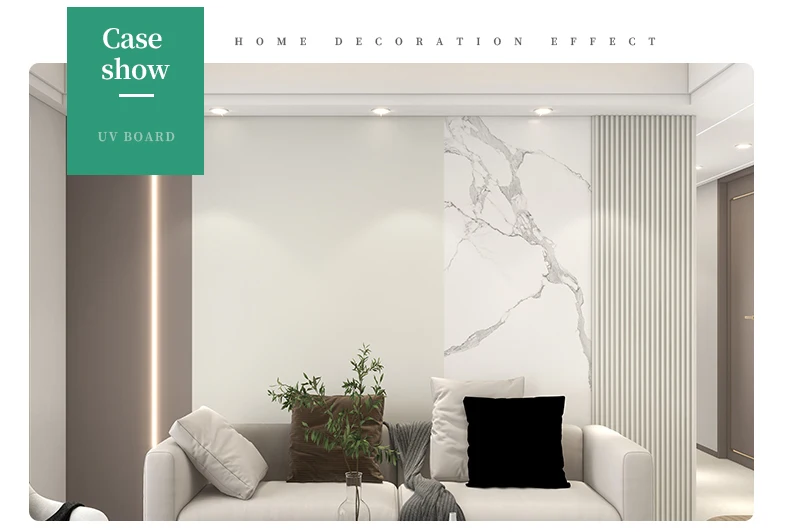 High Gloss Pvc Sheet Marble Wall Panel Board Uv Coated Waterproof ...