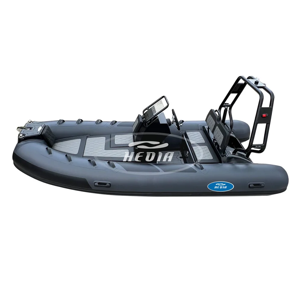 Hot Sell 6 Persons Double Deck 4 Meter Hard Aluminum Fishing Boat With Outboard Engines
