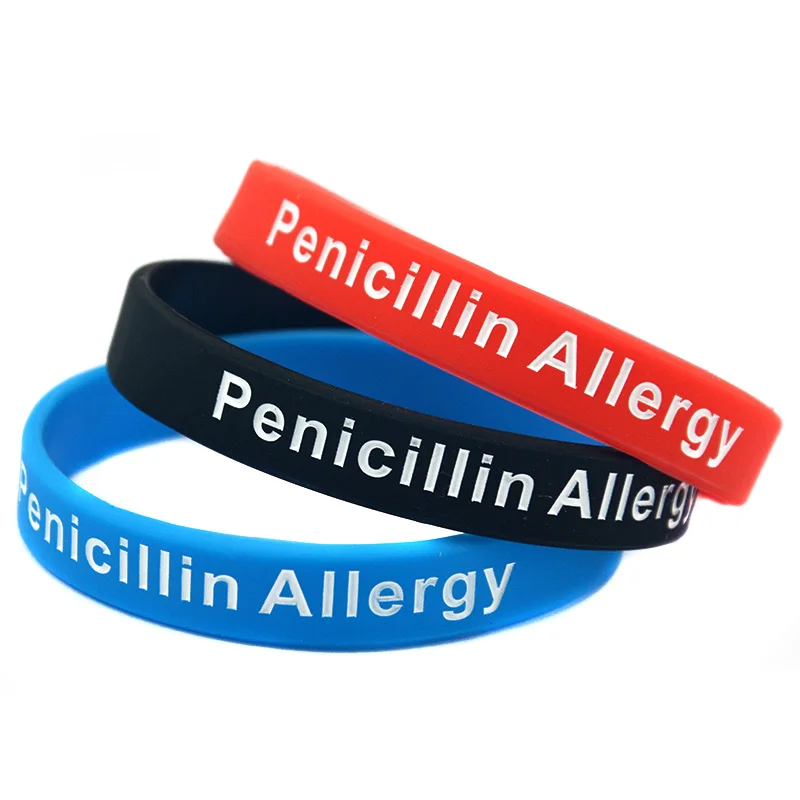 Penicillina Allergia Medico Braccialetto IN Silicone Regalo - Foto 12