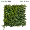 Dual Tone Green Eucalyptus & Broad Leaf Foliage Grass Wall Panel