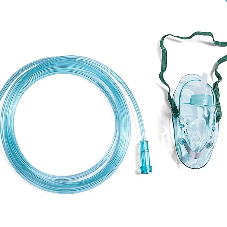 medical consumable respirator products oxygen face mask with tube