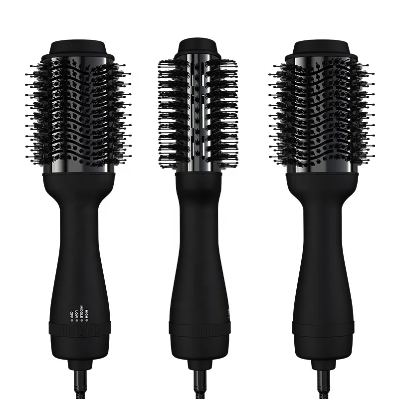 Ulelay Dropship Multi Functional 3 in 1 One Step Hair Straightener and Curler Comb With 3 Heat Settings Hot Air Brush Dryer