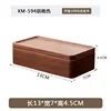 Portable jewelry box made of walnut wood