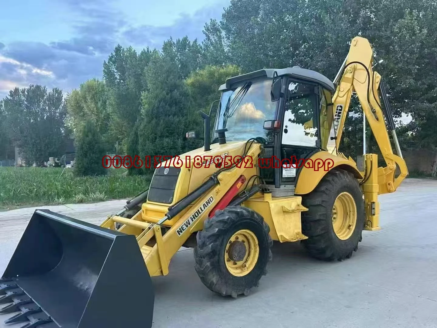 used NEW HOLLAND backhoe loader LB95B mini small tractor backhoe wheel loader diesel 4x4 tractor excavator