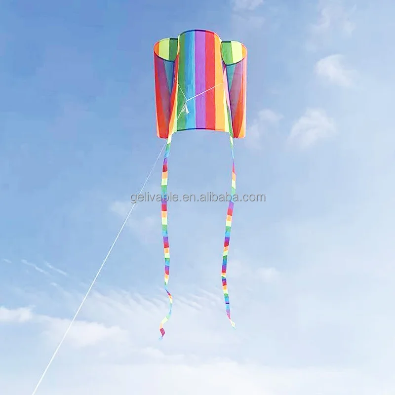 3 Cerfs-Volants Arc-en-Ciel Pour Enfants - Débutants - Portable De Poche - Jeu Plage Parc