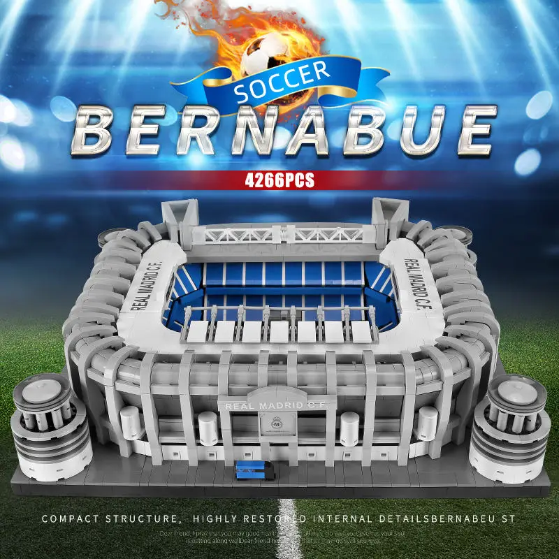 Madrid Santiago Bernabéu Football Stadium Building Blocks 4266 Pcs Mould King Architecture Bricks Toy Set I.1046223807