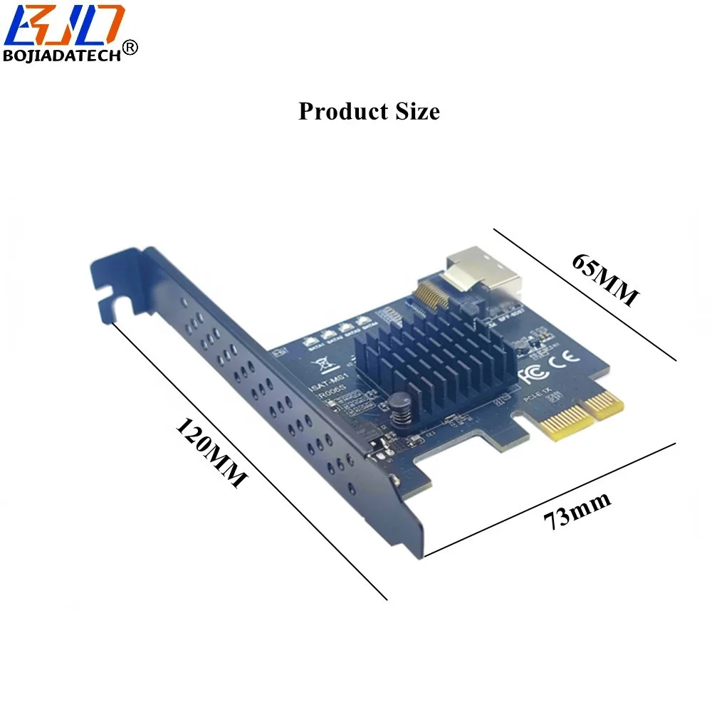 紗 Mini SAS 36PIN to PCI-E 1X Controller Riser Card & SATA Cables
