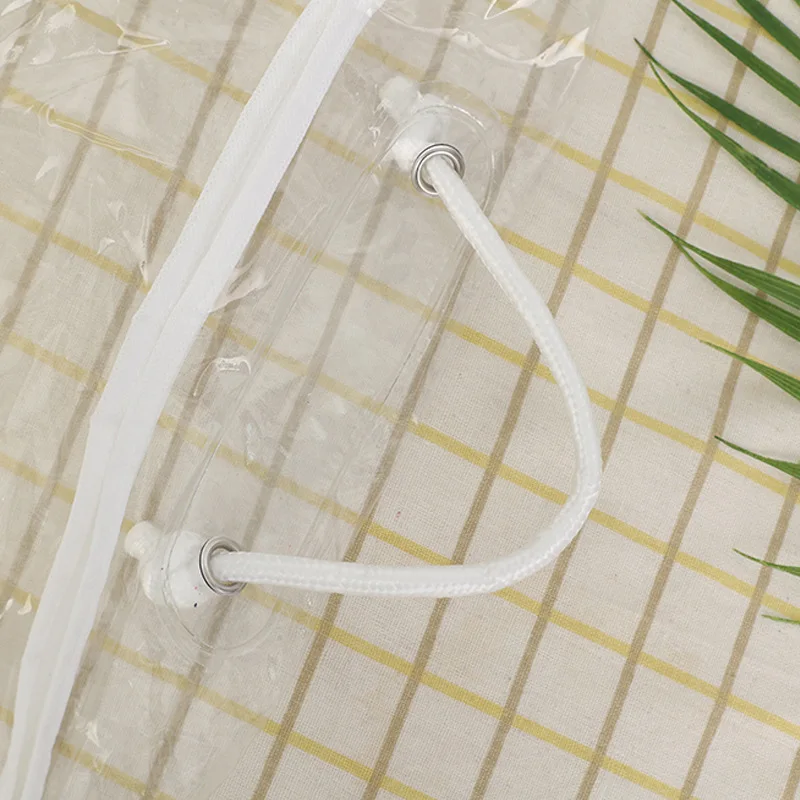 Одеяло, сумка на молнии, одеяло, постельное белье, органайзер для хранения одежды, прозрачная переносная виниловая сумка из ПВХ