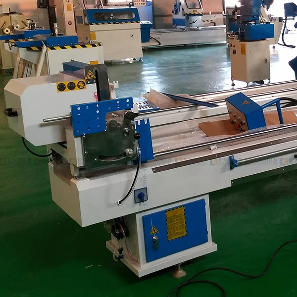 PVC/UPVC Window and Door Making Machine Double Head Mitre Cutting Saw Machine