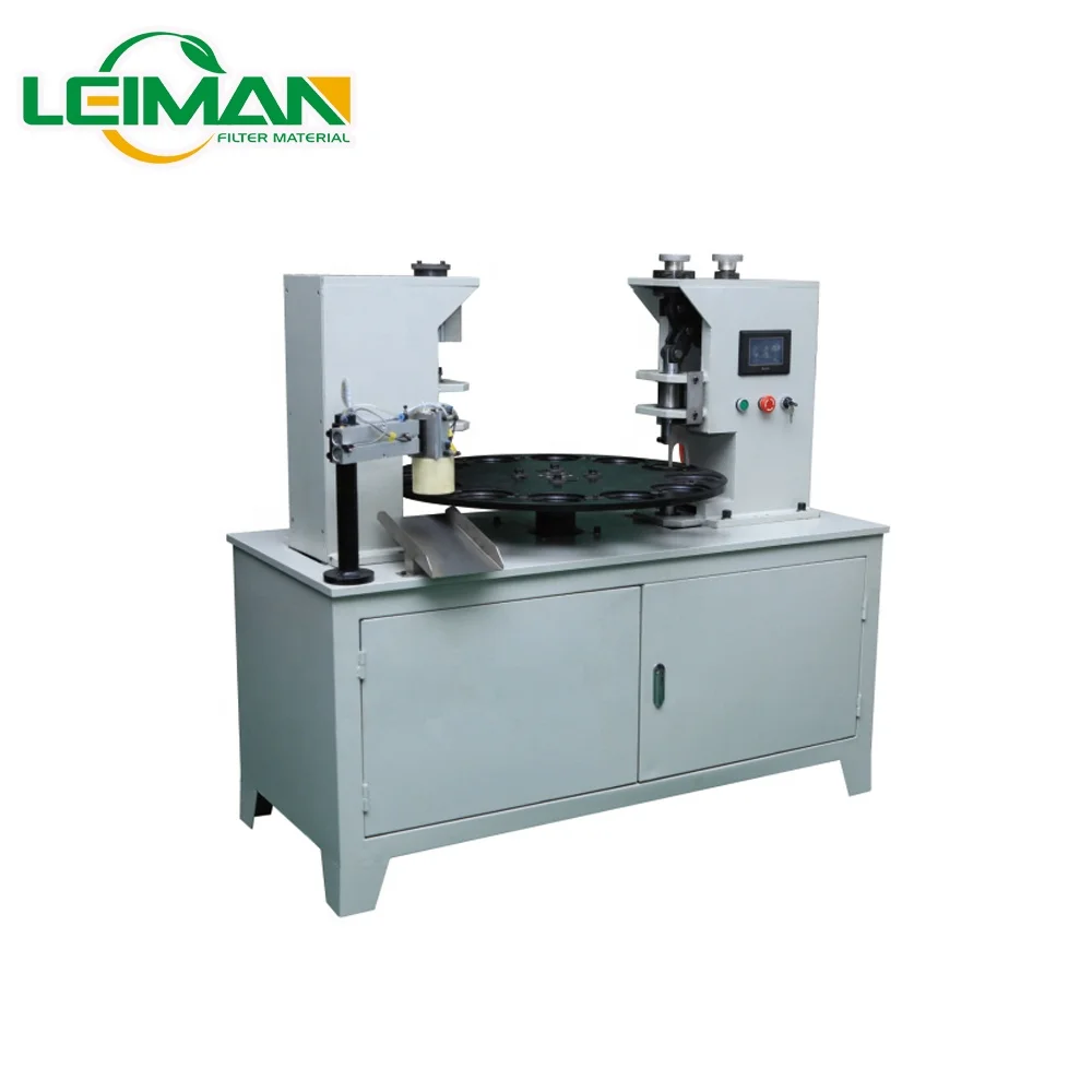 Spin on Oil Fuel Filter Machine PLAS-6 Full-auto Turntable Six-station Tapping Machine