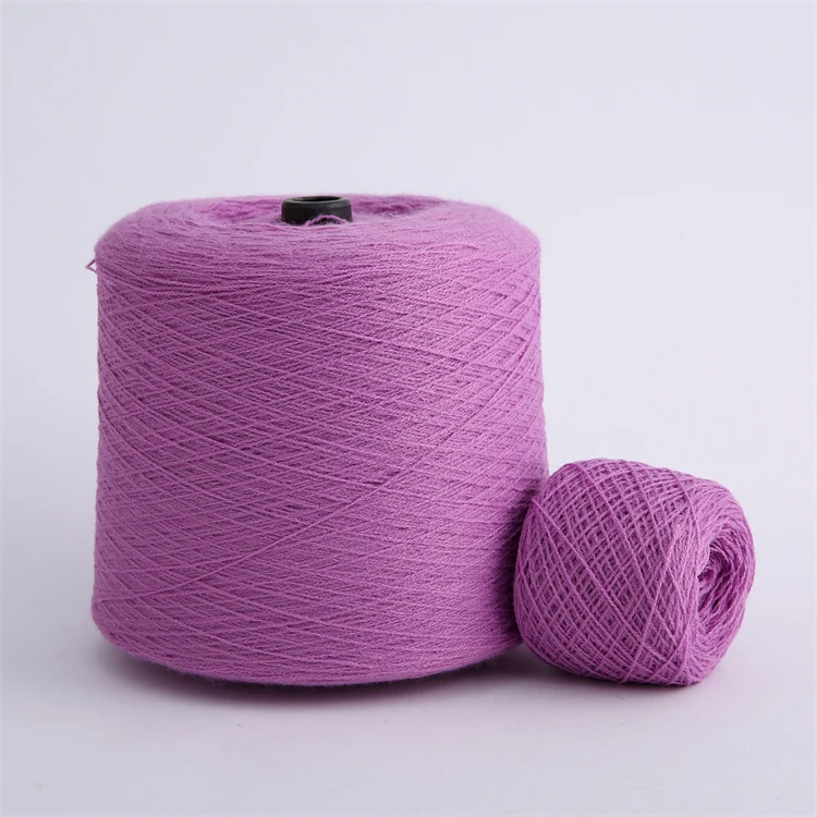 Factory Supply Cotton Sustainable Acidproof Non Fading Blended Core Yarn  For Sweater