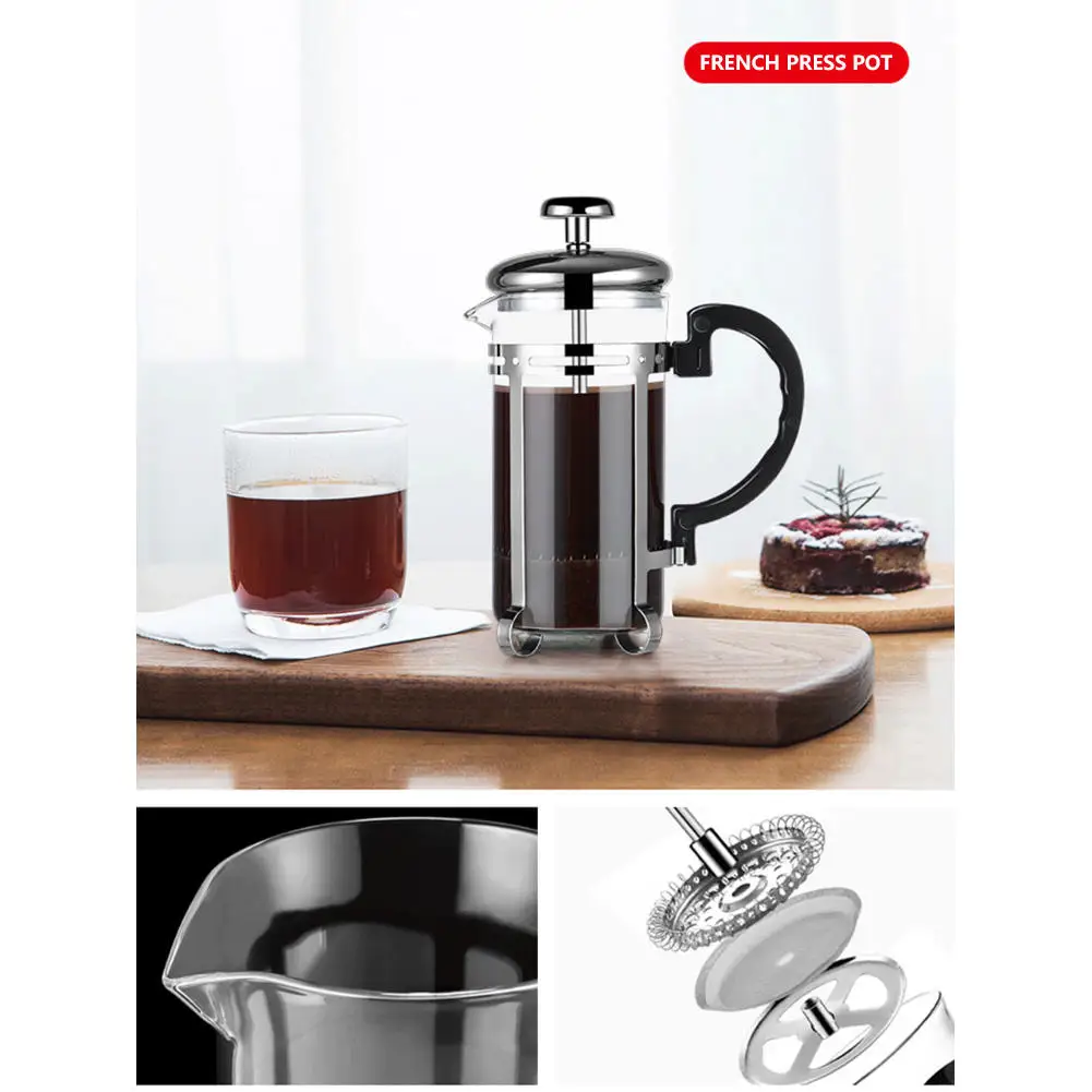 Bean Grinder French Press Pot Set Coffee Utensils Event Gifts,sy