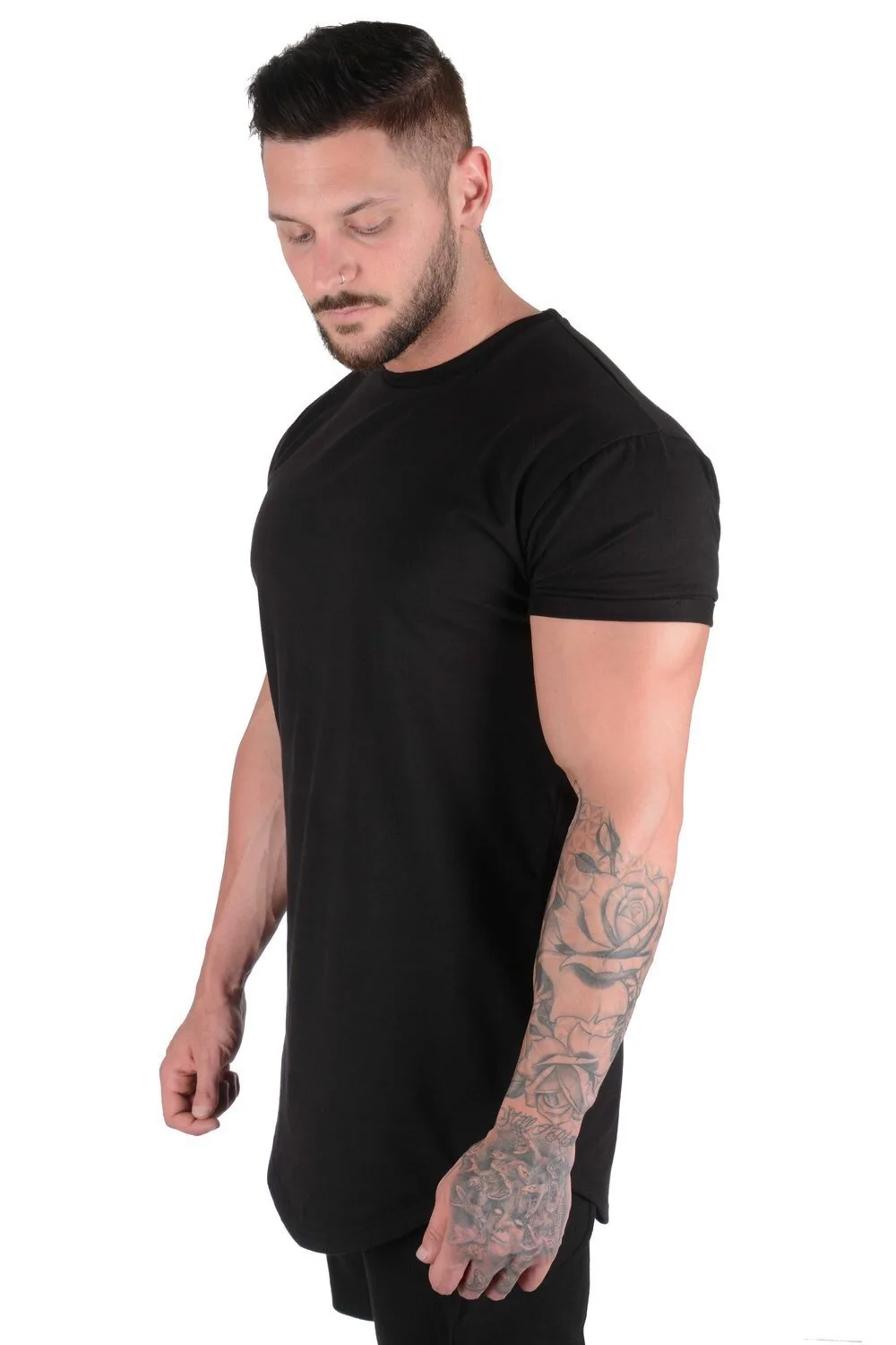 Vedo Muscle Fit T Shirts Dropshipping Custom Logo Cotton Sport Leisure Workout Men Fitness Gym 4256