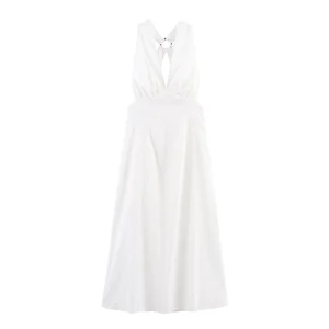TAOP&ZA 2026 Summer Casual Style Sexy Backless European American Fashion Print Halter V-Neck Midi Dress Digital Woven 2869953