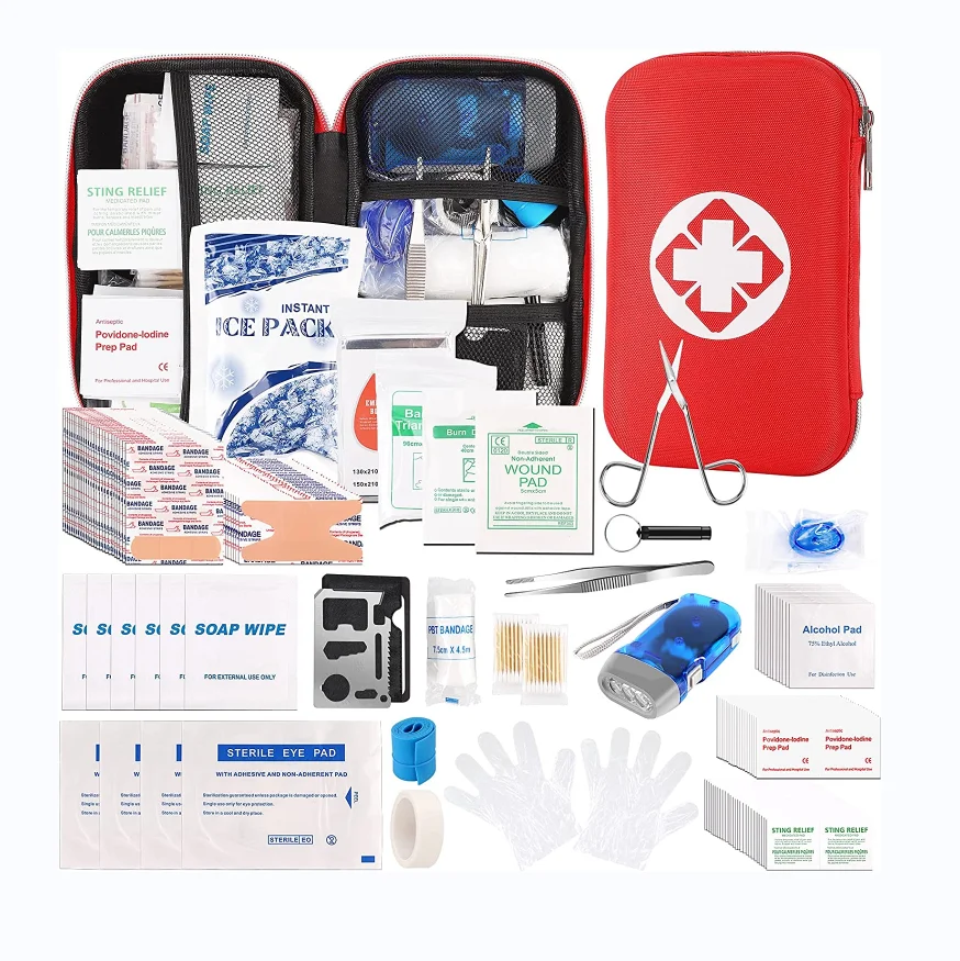 300PCS Essential Emergency Trauma Medical Supplies Survival Kit First Aid Kit