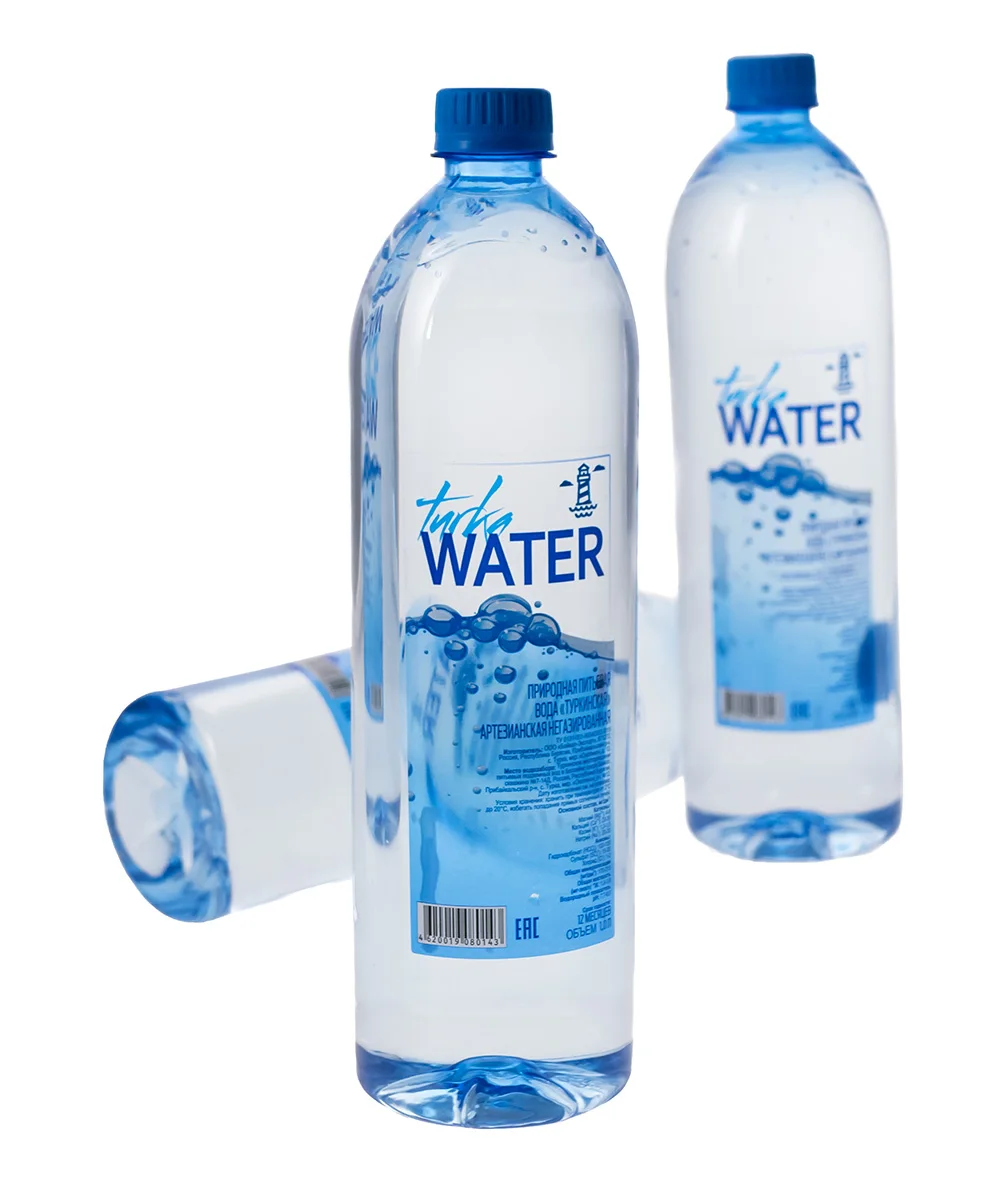 Packaged natural drinking water Turka Water 1 L