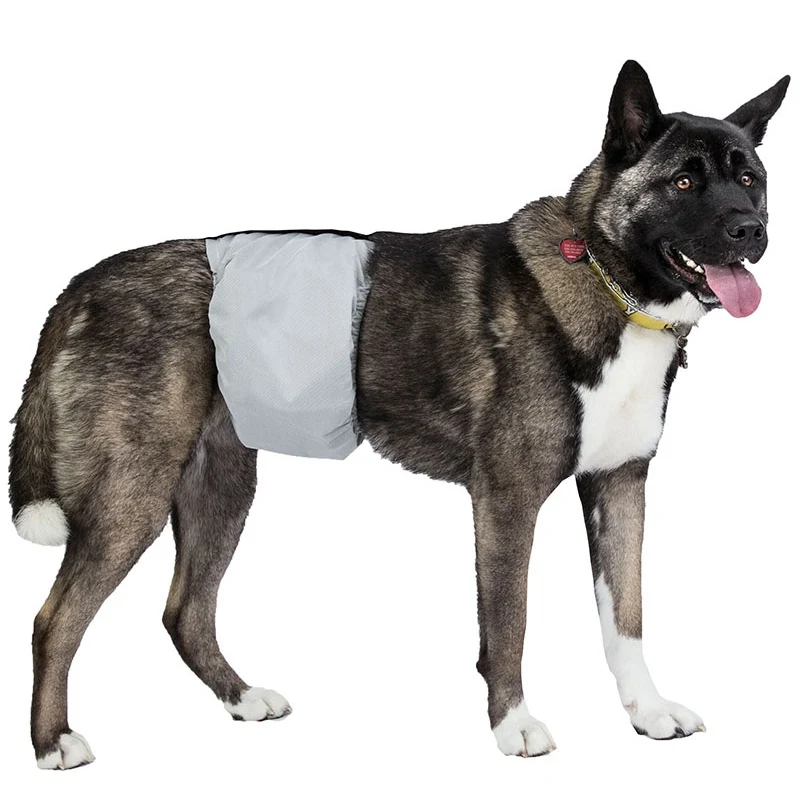 Reusable Absorbent Wrap Diapers for Male Dogs