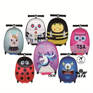 EVA Kids Travel Bee Suitcase Children's Scooter Luggage for Children