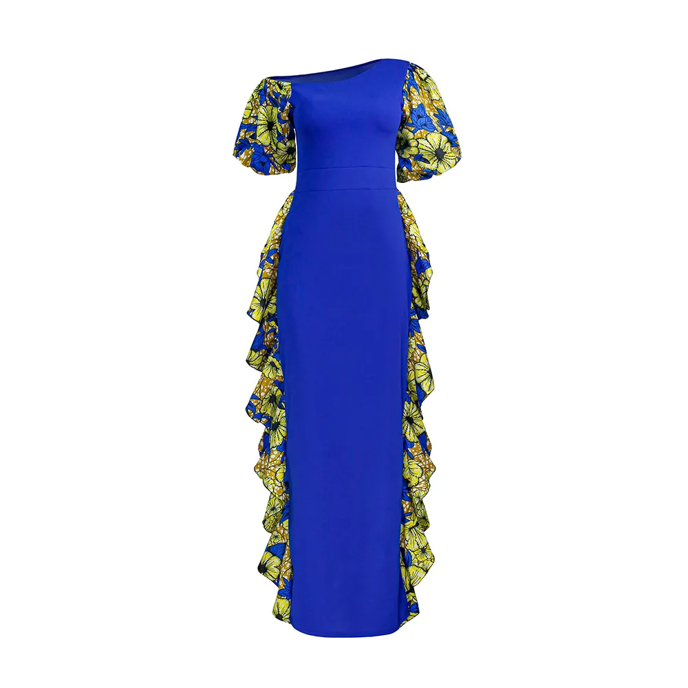 traditional dresses 2020 designs pictures 2022 New African-style evening dress with off-shoulder design, women's wax  fabric puff sleeve long dress for e-commerce platform| Alibaba.com