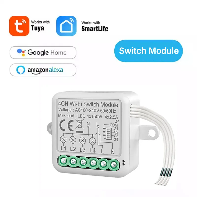 Interruptor de atenuación táctil Tuya Smart WiFi para ajustar la