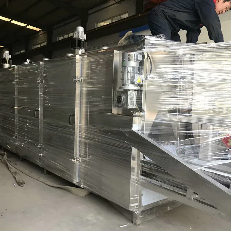 Continuous Conveyor Mesh Belt Dryer for Chili Ginger Spice Cassava Chips Fruits Seafood Belt Dryer Drying Machine