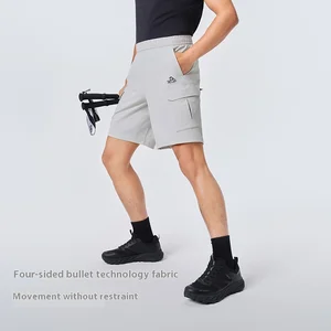 Pelliot Men's Spring New Lightweight Breathable Casual Shorts 25 Outdoor Quick-Drying High Elastic Comfortable Cargo Trousers
