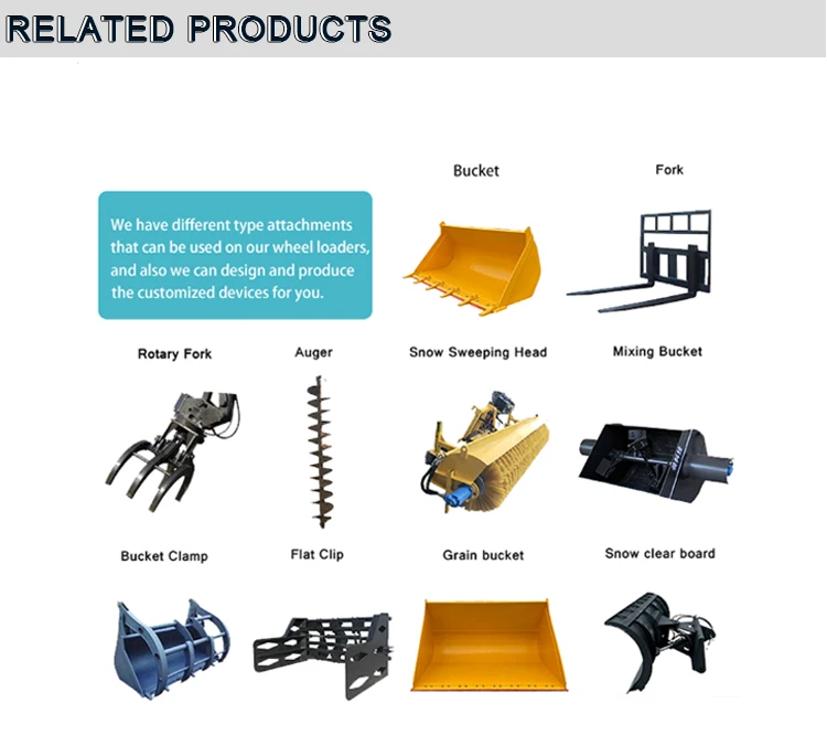 Chinese Front Loader Excavator Loader 4x4 Cheap Front End Loader