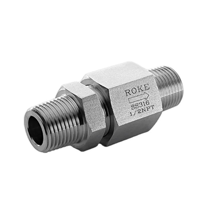 1/2 NPT SS316 male thread check valve